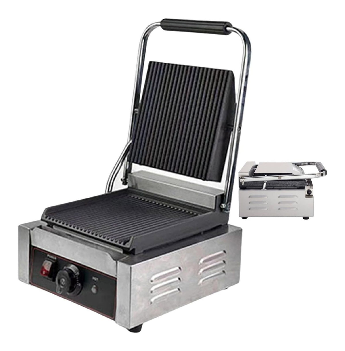 Tostapane elettrico temperatura regolabile portatile rosso