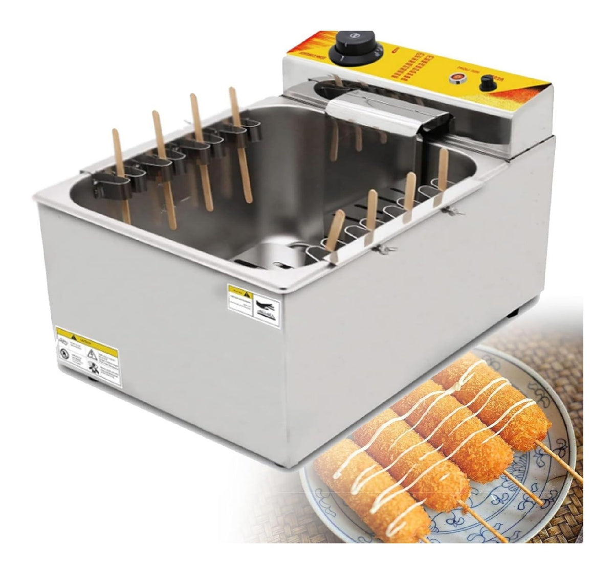 Friggitrice elettrica oro Friggitrice Formaggio, Macchina Produzione