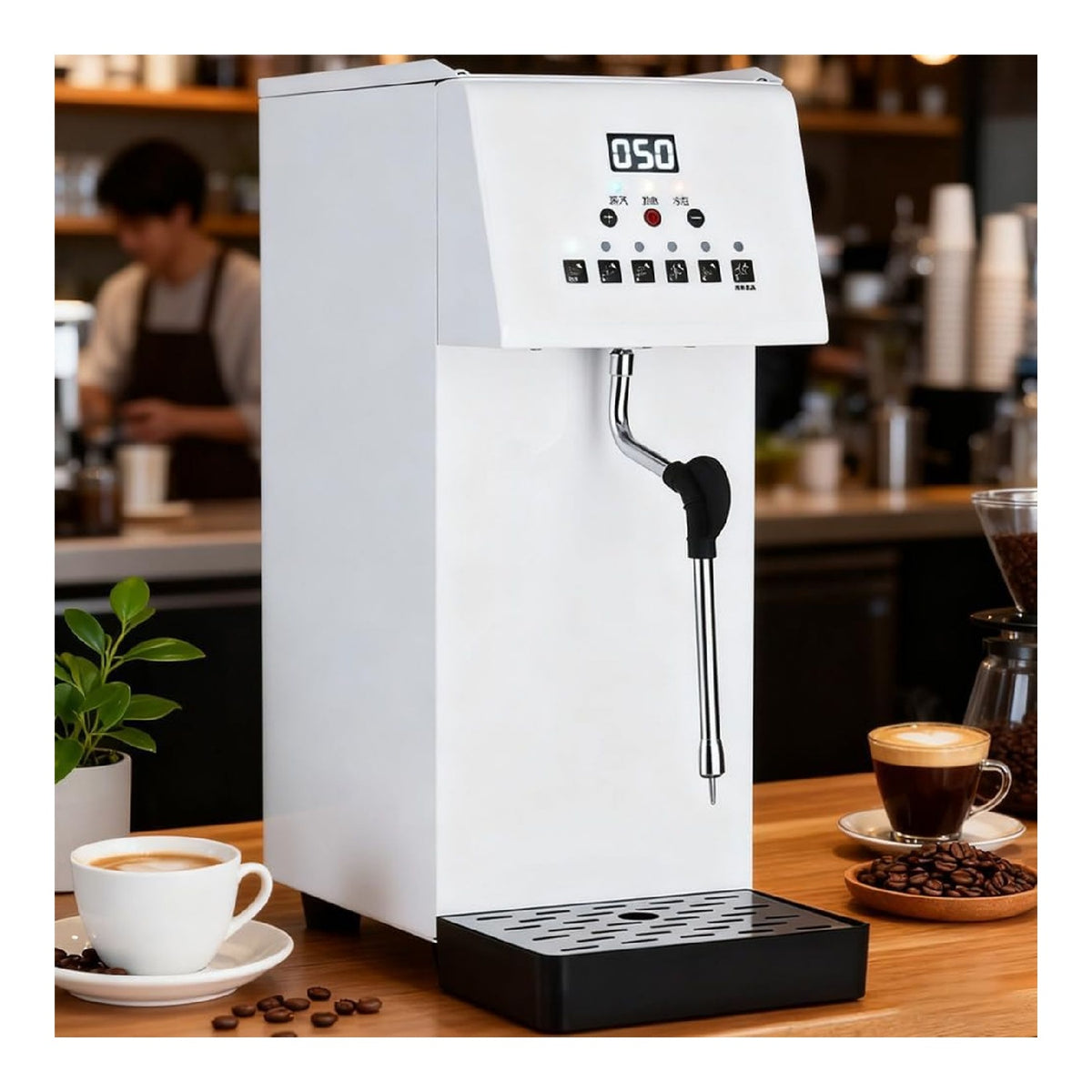 Macchina per Montare Latte Vapore funzionamento automatico funzione vapore rame