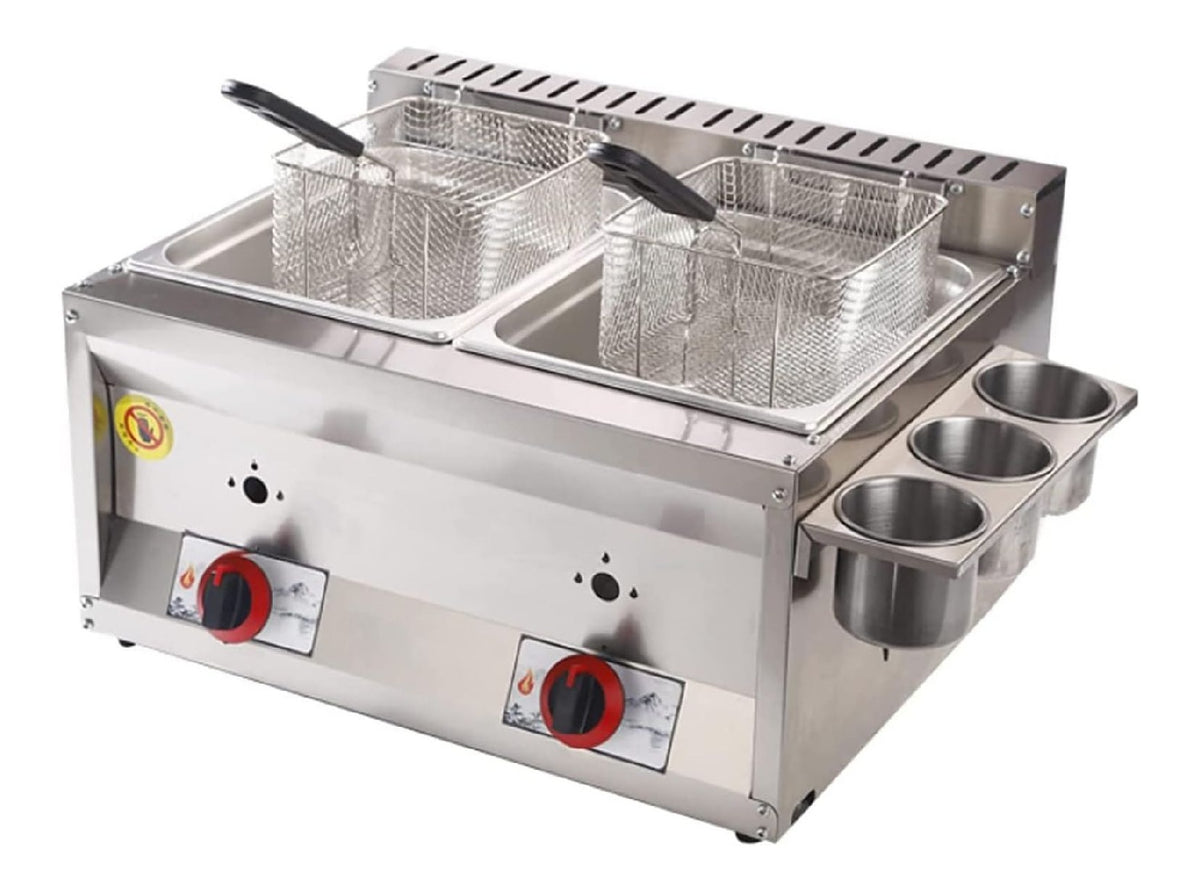 Friggitrice da cucina 10 L rame