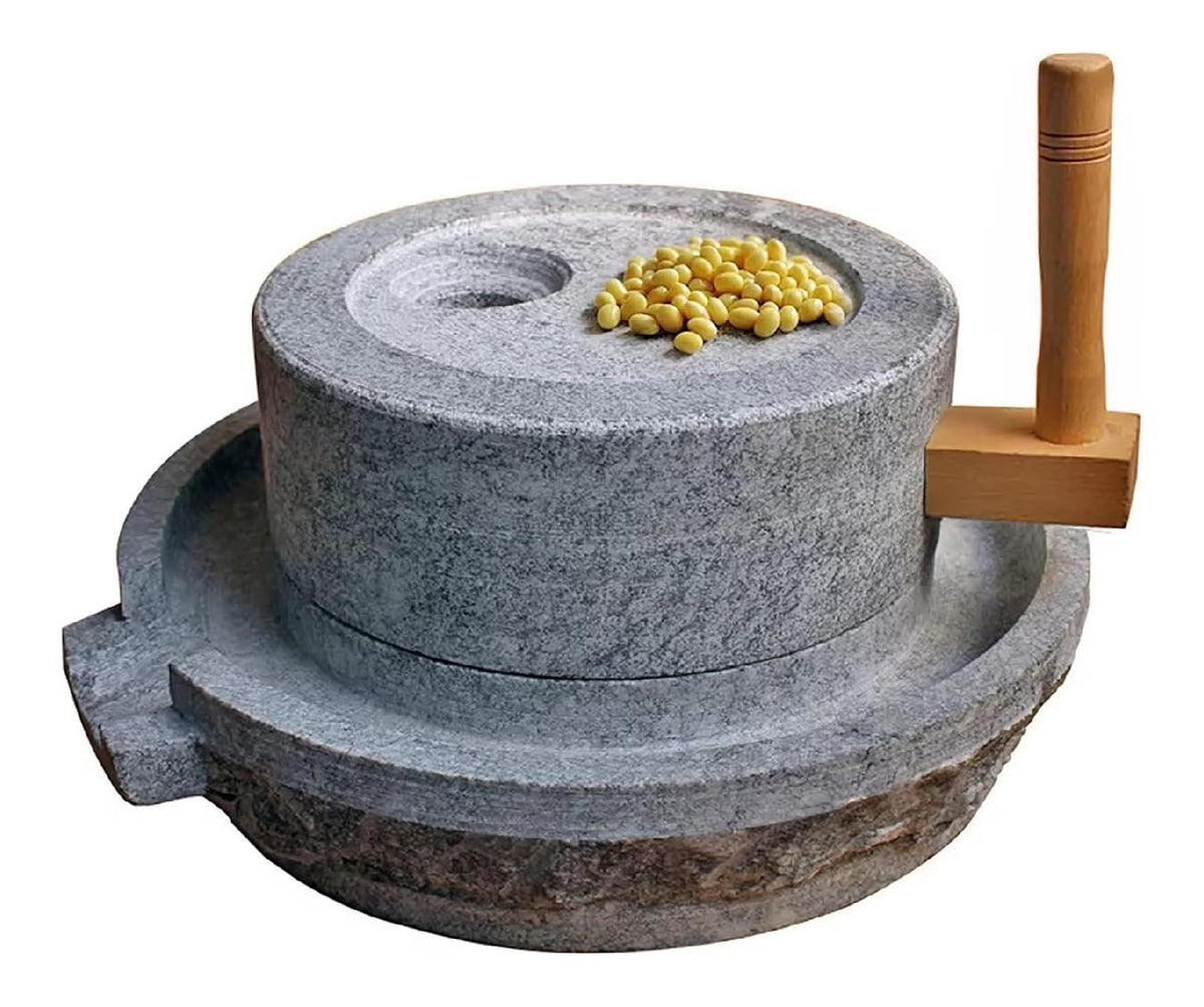 Mulino elettrico per cereali blu Mulino cereali pietra, macinino