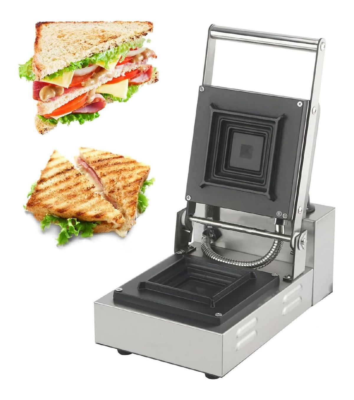 Grill elettrico con timer rame