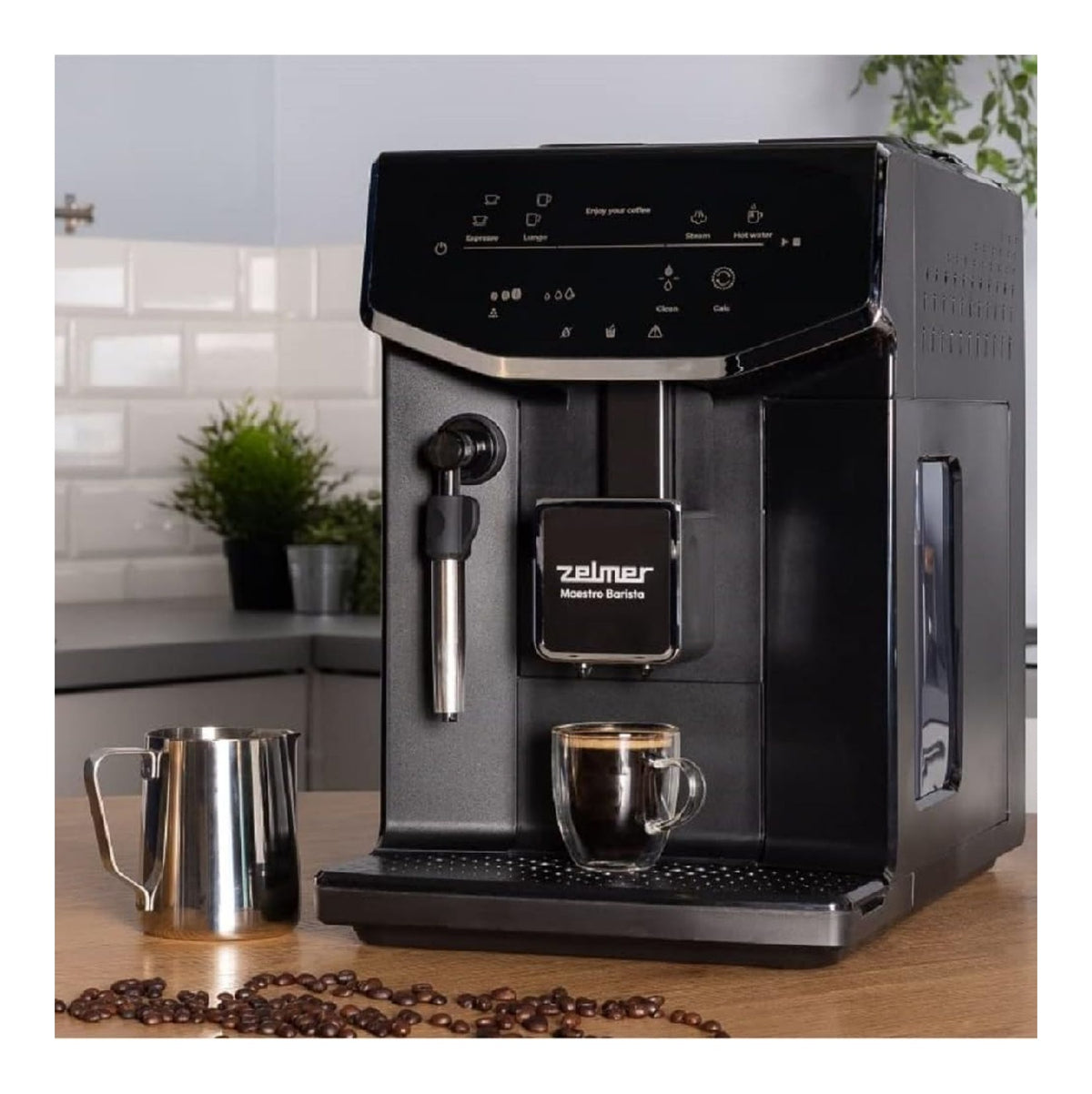 Macchina da caffe 2 L funzionamento automatico nero