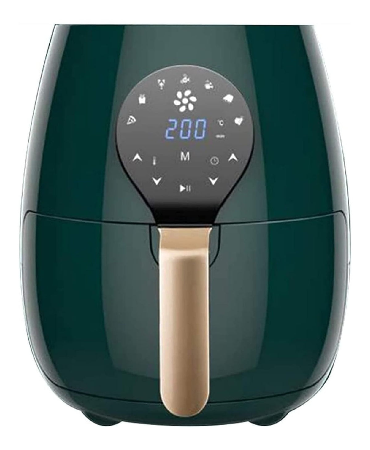 Forno elettrico compatto con comandi touch portatile verde