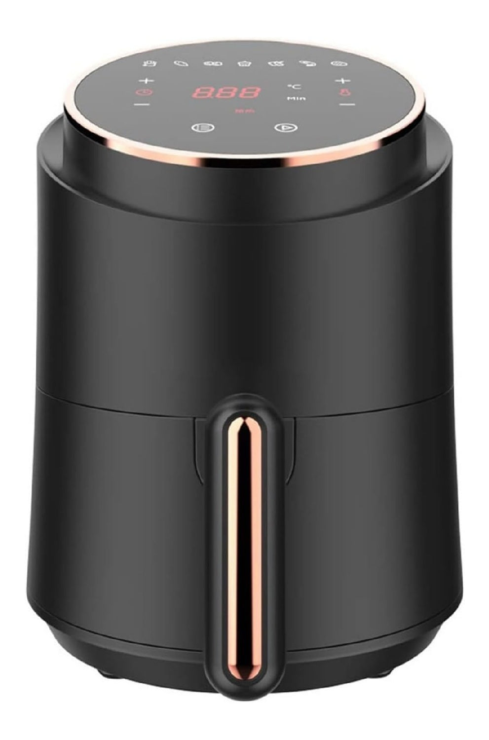 Friggitrice ad aria con comandi touch funzionamento automatico rosso funzionamento automatico