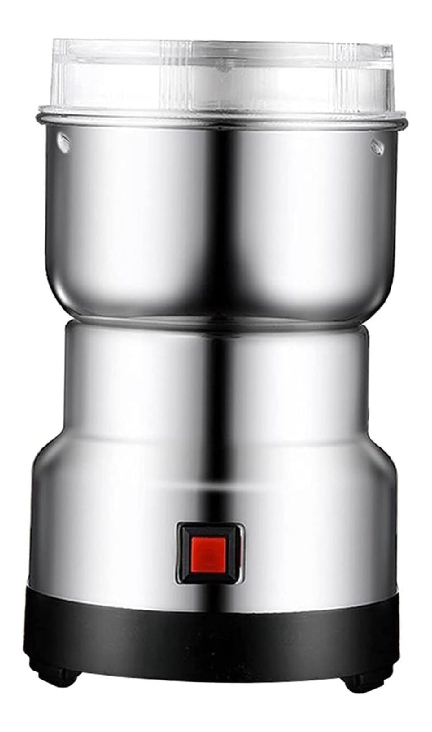 Macinatore per caffe con macinacaffe argento