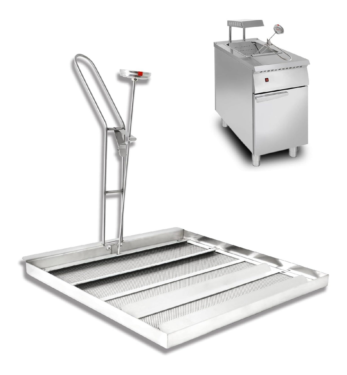 in acciaio inox friggitrice da cucina componenti lavabili