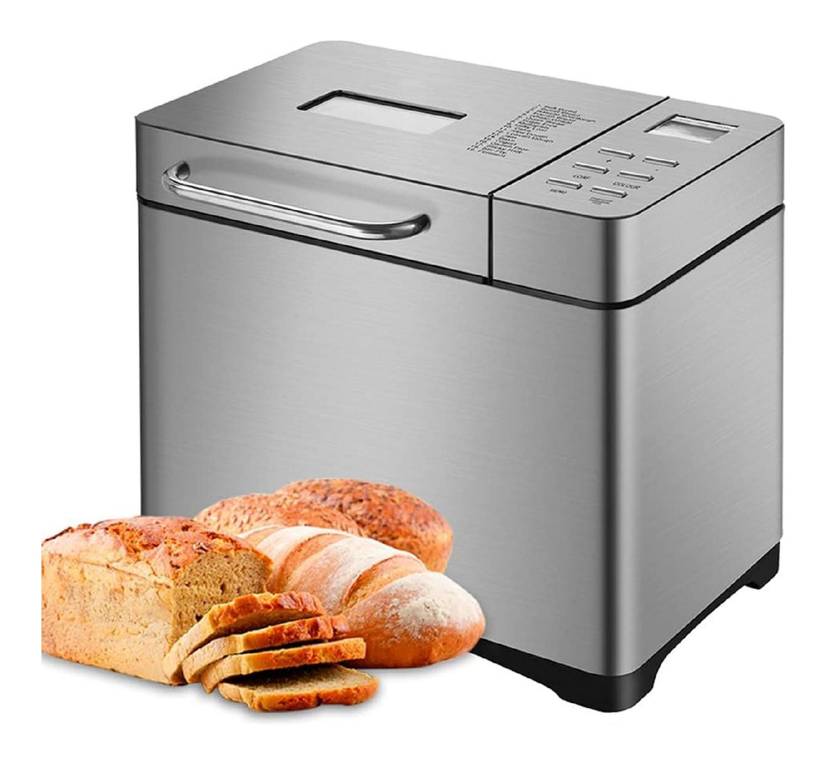 Macchine del pane argento con programmi automatici in acciaio inox