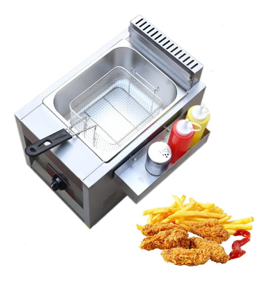 Friggitrice elettrica 8 L rame