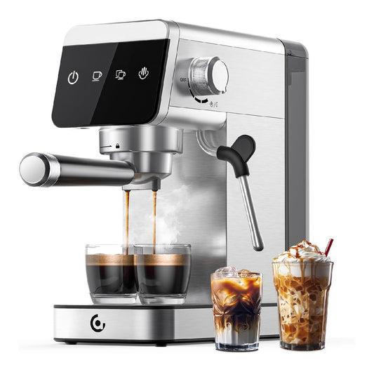 Macchina espresso 1.2 L con comandi touch nero