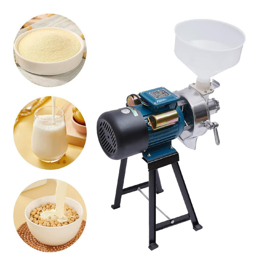 Mulino elettrico per cereali nero 40 kg 23 x 26 cm