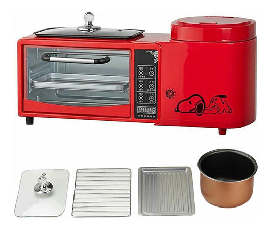 Stazione Per Colazione Macchina Multifunzione con comandi touch funzione vapore rosso