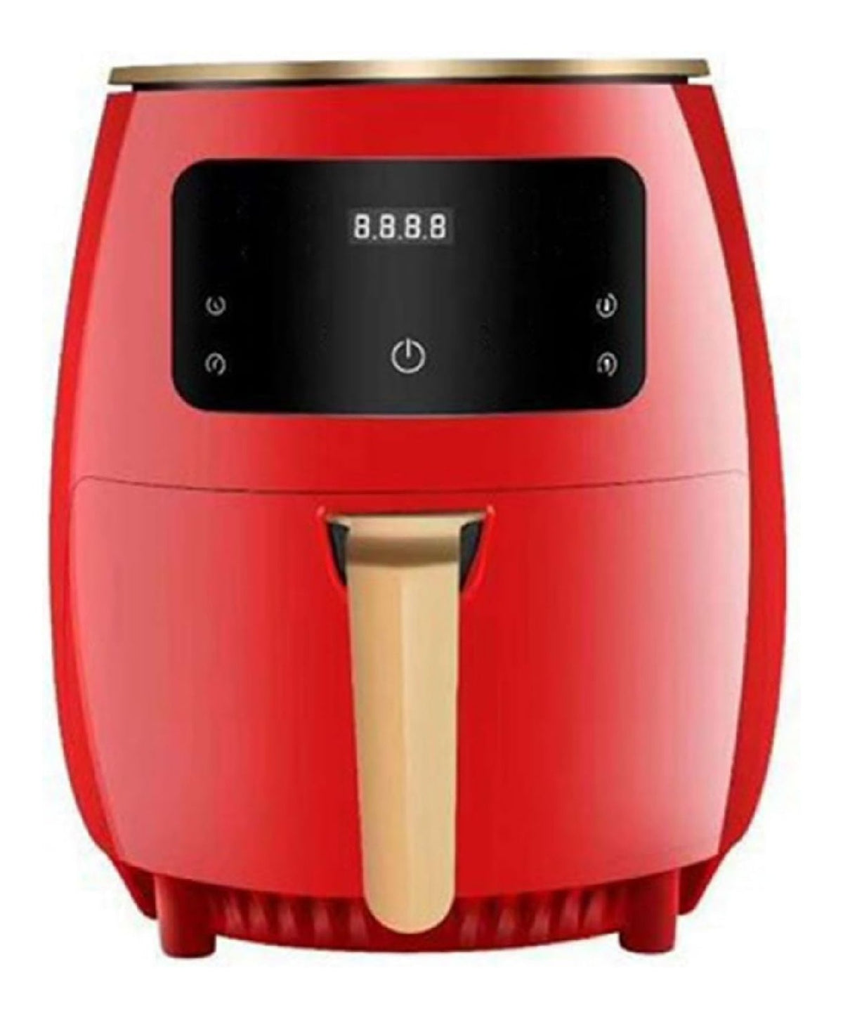 Friggitrice ad aria con comandi touch con timer rosso 4.5 L