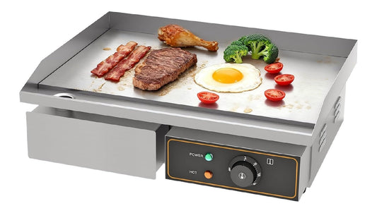 Piastra elettrica/Fry top professionale banco rame
