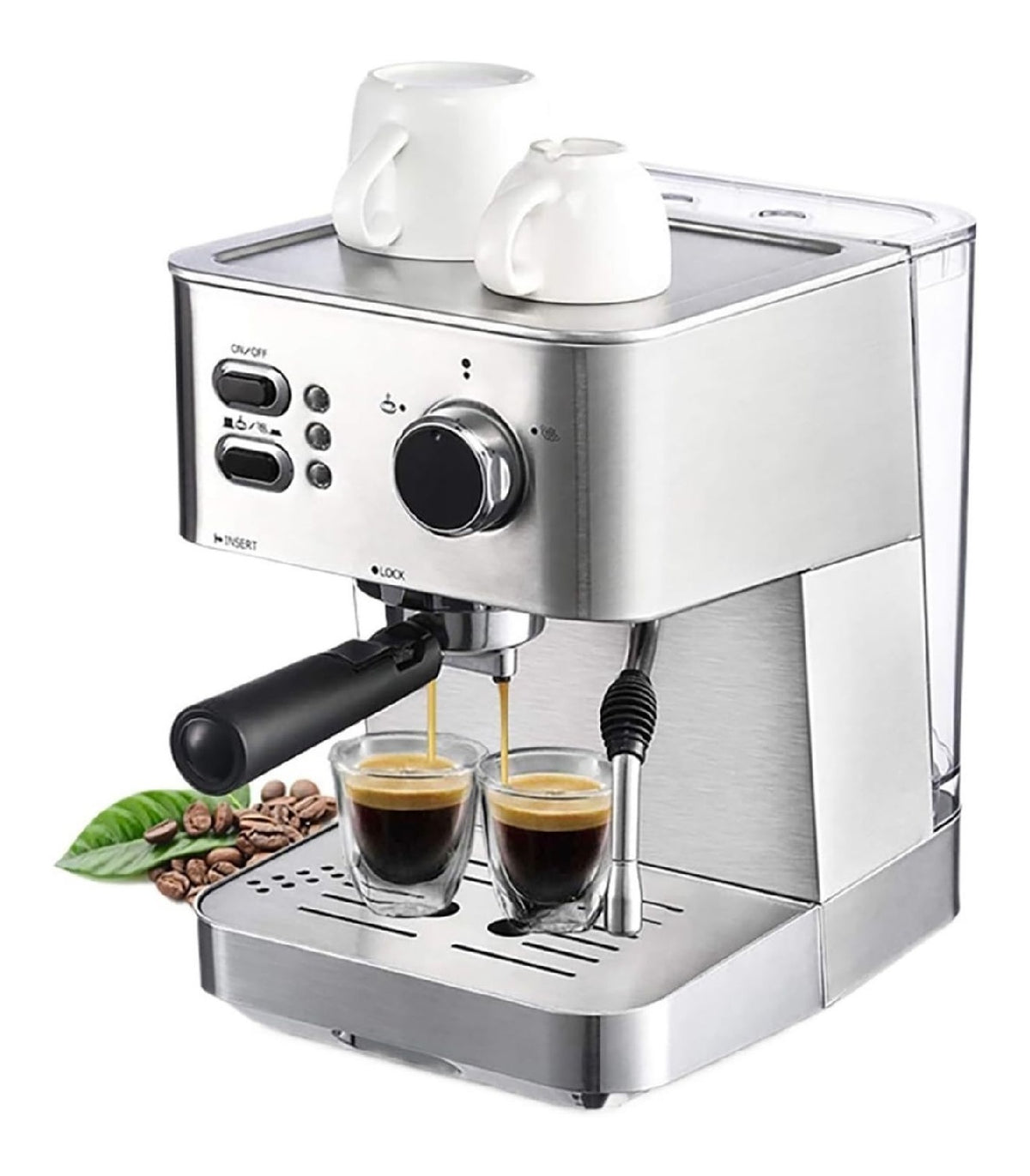 Macchina per caffe Espresso con funzione vapore crema