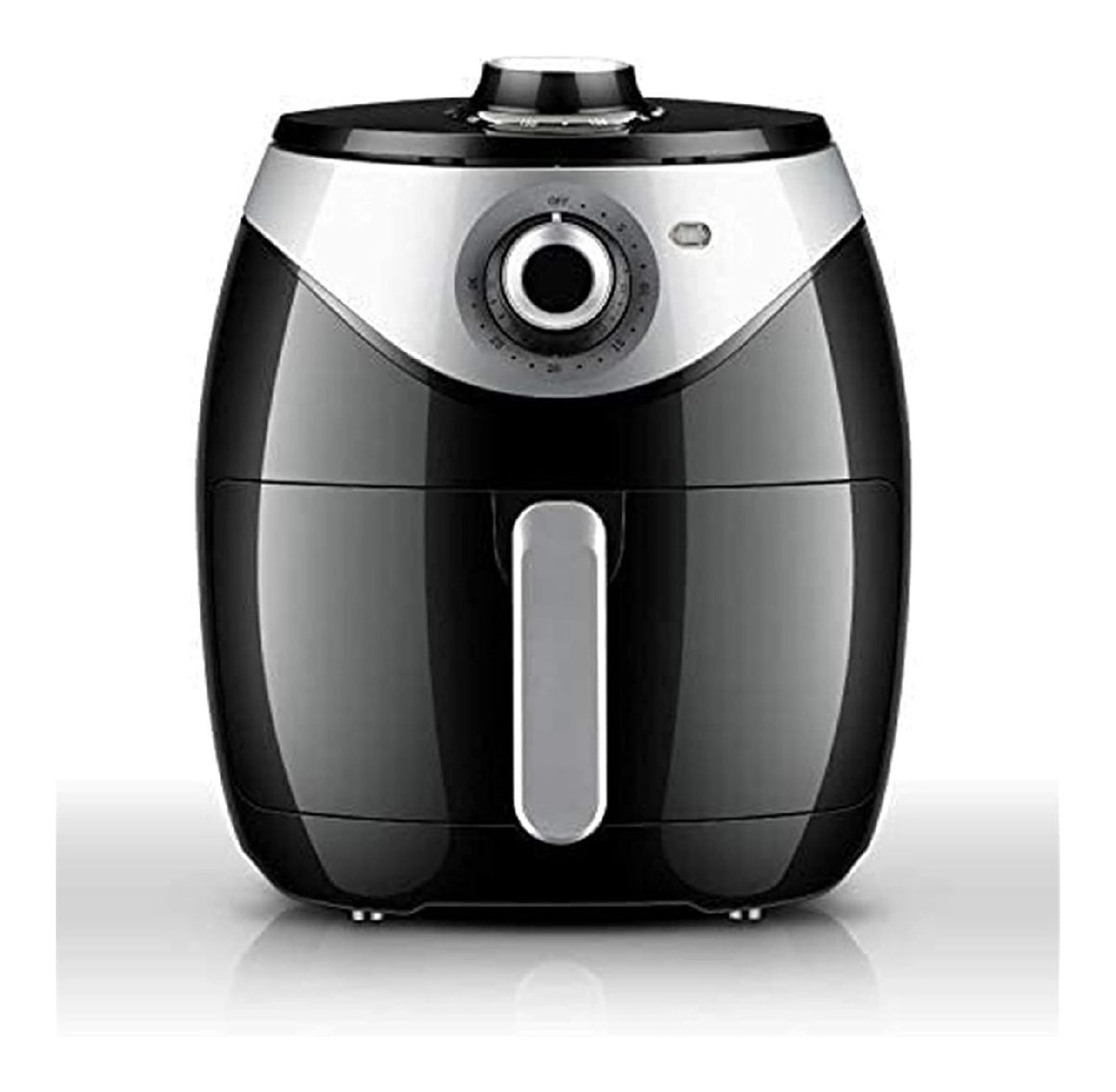 Friggitrice ad aria con timer funzionamento automatico nero 4.5 L con timer