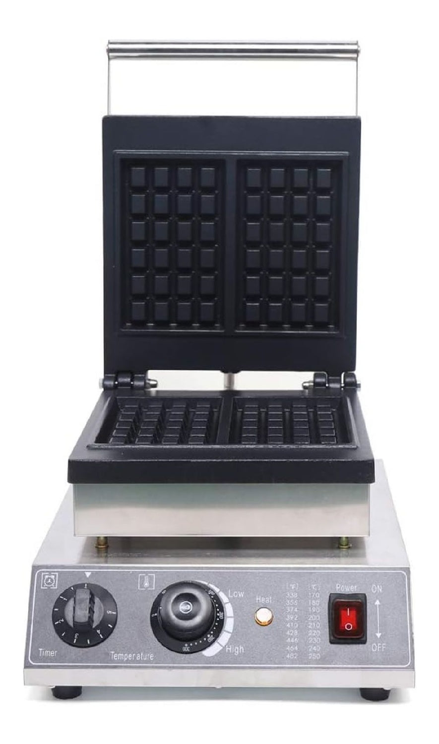 Con timer tostapane elettrico in acciaio inox rame