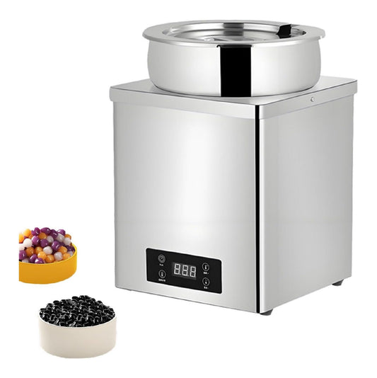 Scaldazuppe Elettrico, Macchina per temperare, con comandi touch in acciaio inox argento