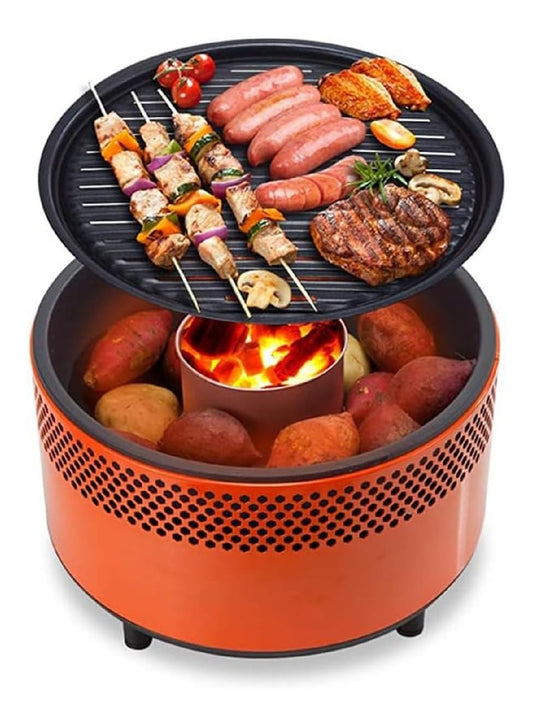 Grill elettrico nero formato compatto