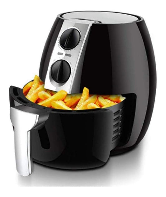 Friggitrice ad aria con timer portatile nero 4.5 L