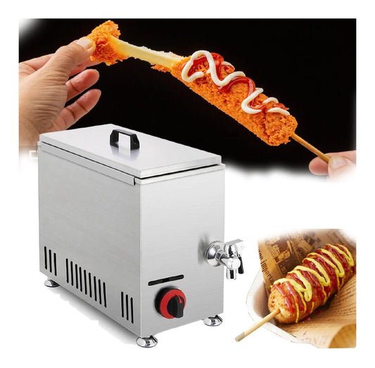Friggitrice elettrica in acciaio inox argento Friggitrice elettrica Commerciale Litri