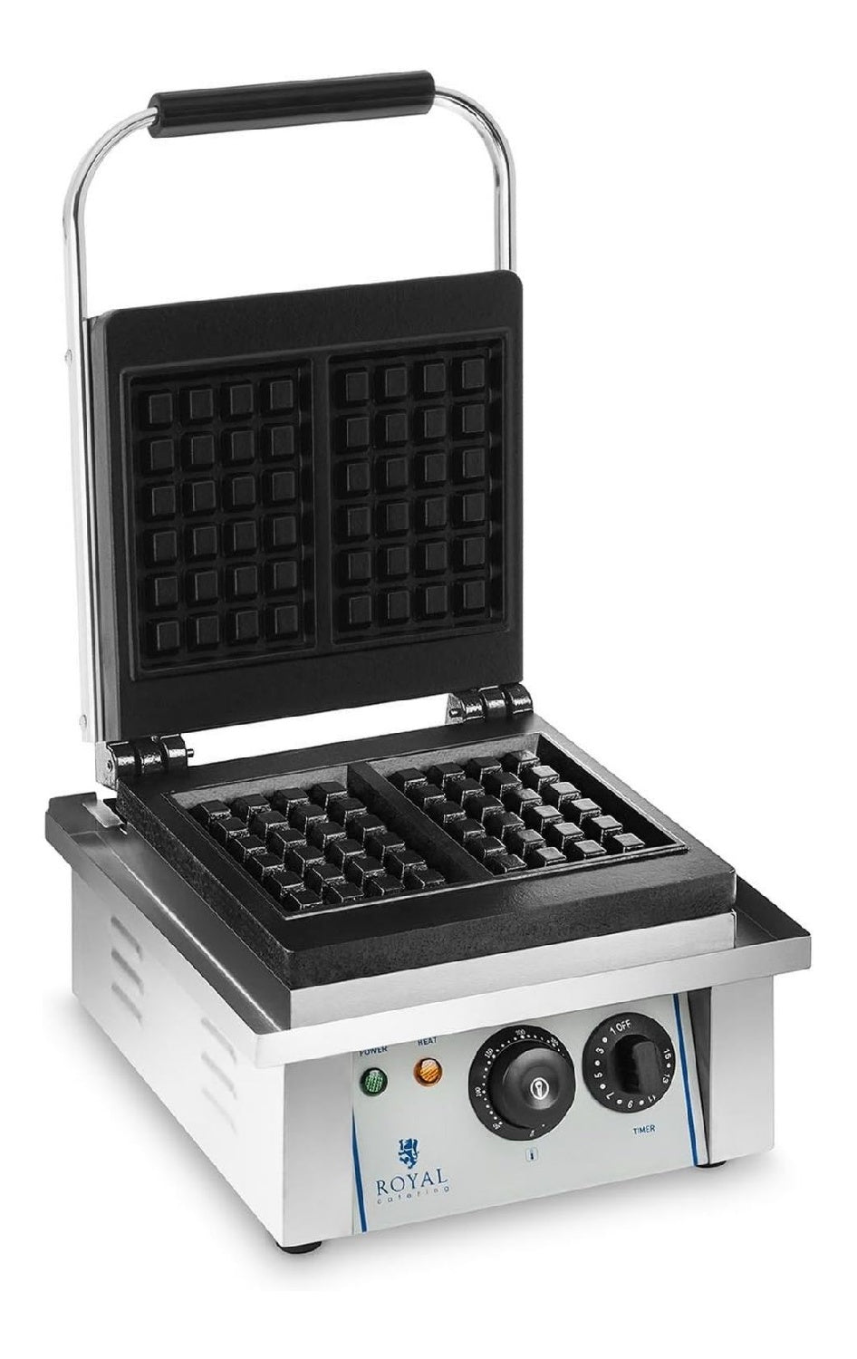 Elettrodomestico compatto Royal Catering Piastra waffel rettangolare