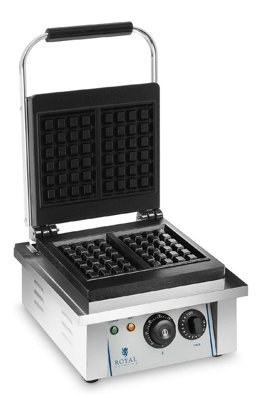 Elettrodomestico compatto Royal Catering Piastra waffel rettangolare