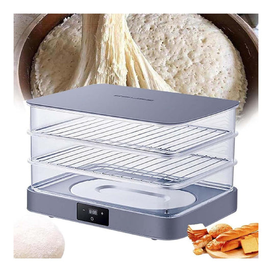 Scatola lievitazione pane litri, macchina con timer funzionamento automatico rosso