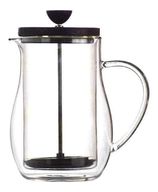French Press Pot Teiera Vetro oro