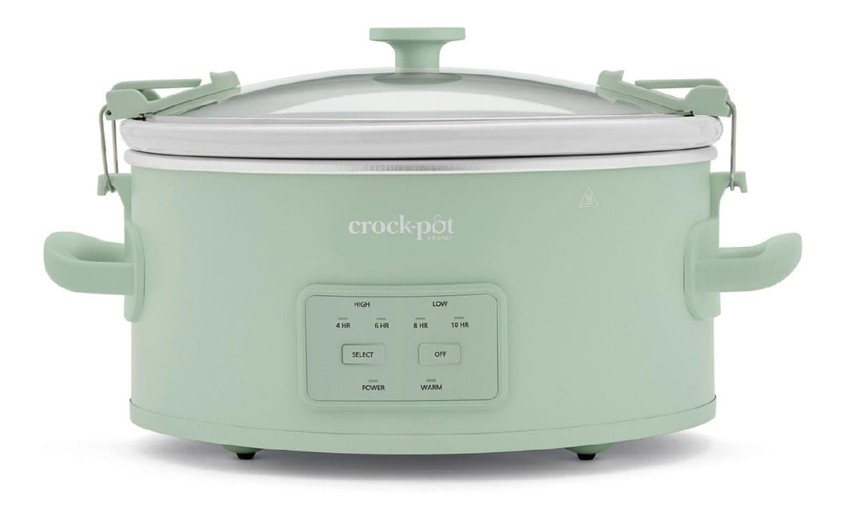 Crock-Pot Design Series pentola cottura con comandi touch verde