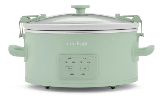 Crock-Pot Design Series pentola cottura con comandi touch verde