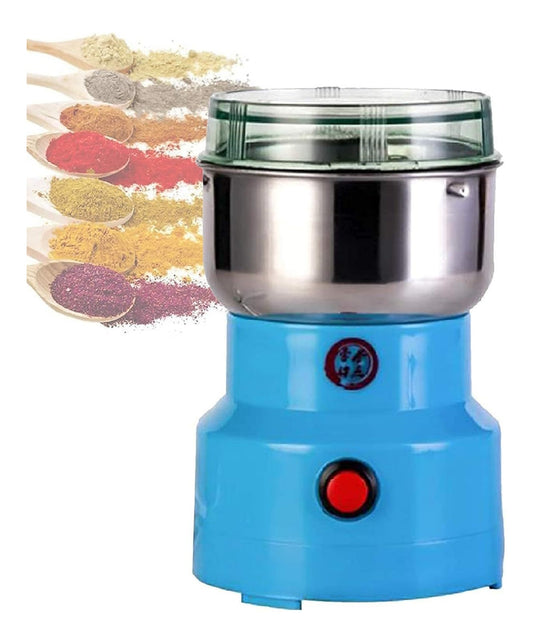 Macinacaffe da cucina portatile in acciaio inox nero