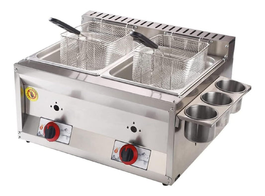 Friggitrice da cucina 10 L rame
