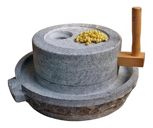 Mulino elettrico per cereali blu Mulino cereali pietra, macinino