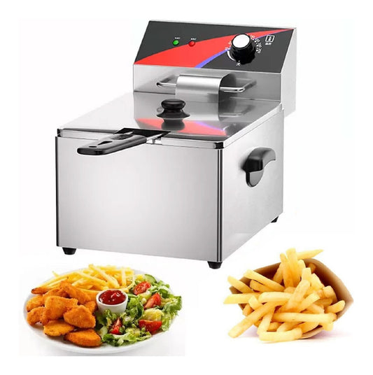 Friggitrice elettrica 17 L con comandi touch nero