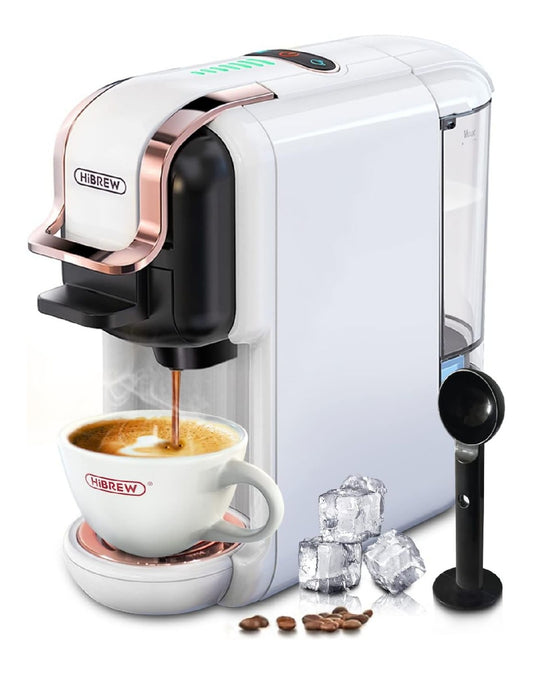 Macchina espresso funzionamento automatico bianco formato compatto