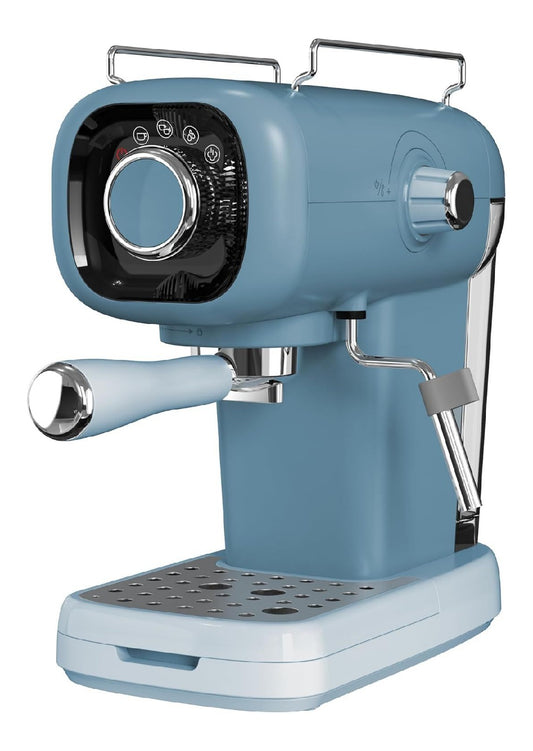 Macchina da caffe in acciaio inox componenti lavabili argento