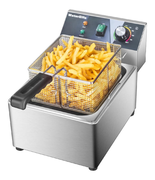 Sistema per frittura Friggitrice elettrica, capacita cestello acciaio