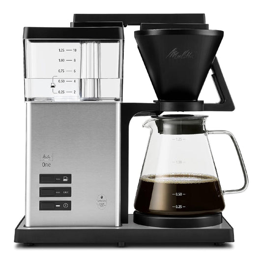 Macchina da caffe in acciaio inox argento