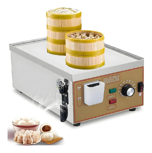 Vaporiera elettrica Commerciale, 2holes-220V funzionamento automatico funzione vapore oro