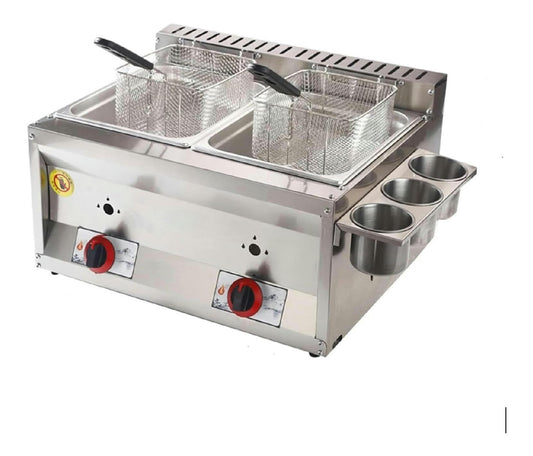 Sistema per frittura Friggitrice Professionale, friggitrice Commerciale Doppia