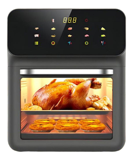 Friggitrice ad aria con comandi touch doppia zona oro comandi touch