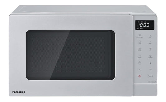 Forno a microonde con timer funzionamento automatico argento