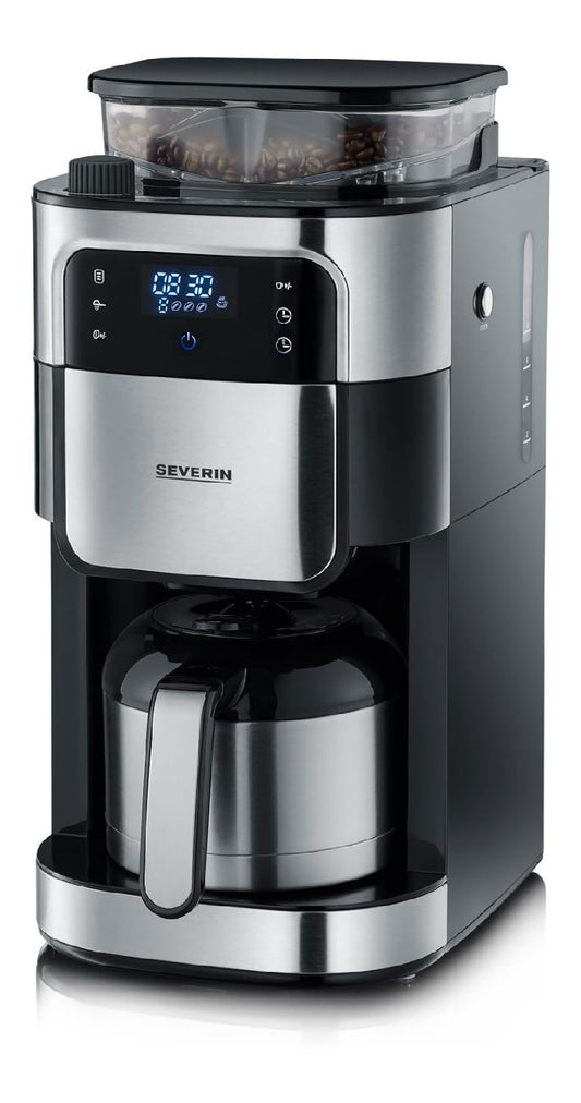 Con comandi touch macchina espresso con timer argento