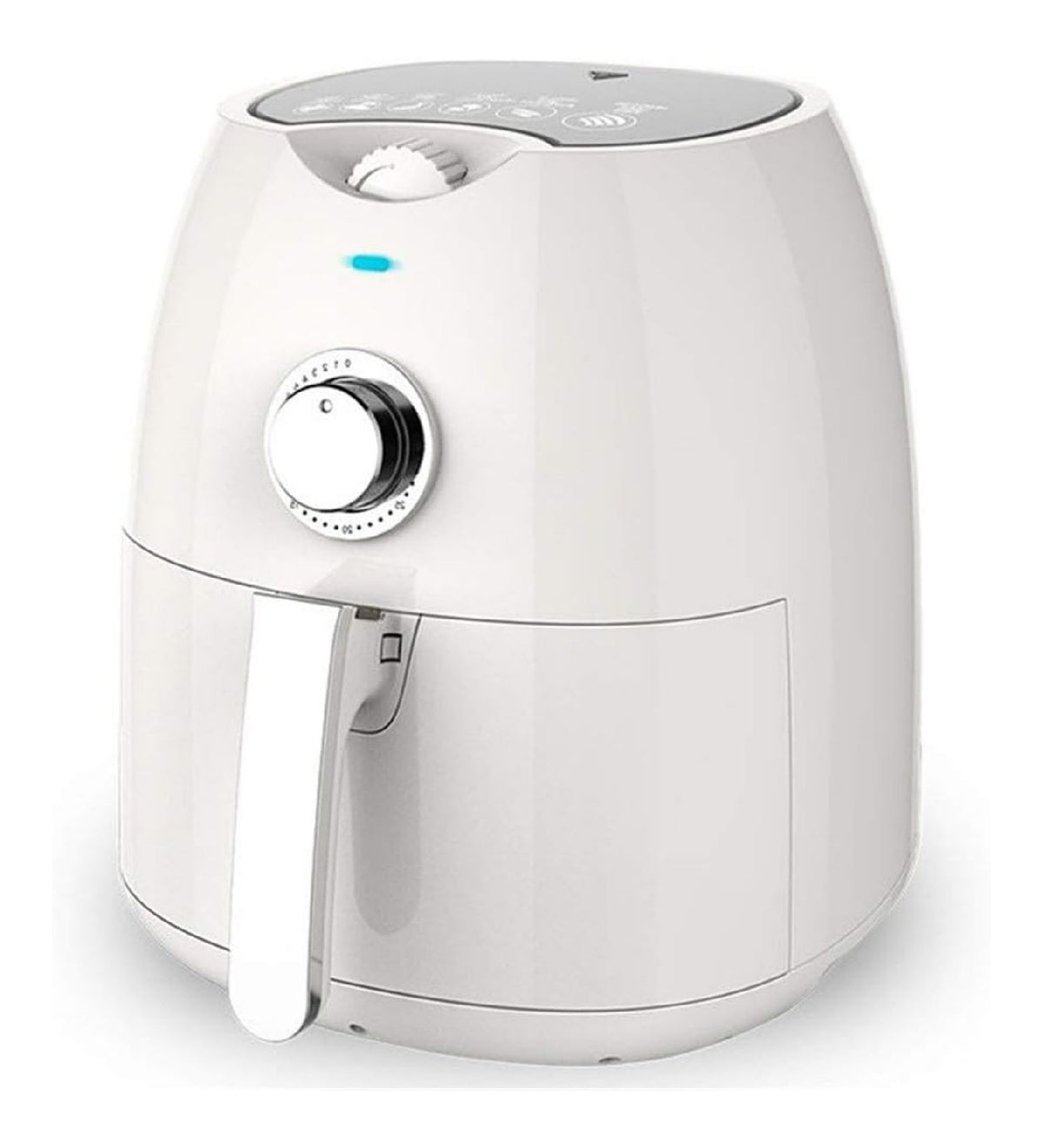 Friggitrice ad aria digitale con timer bianco