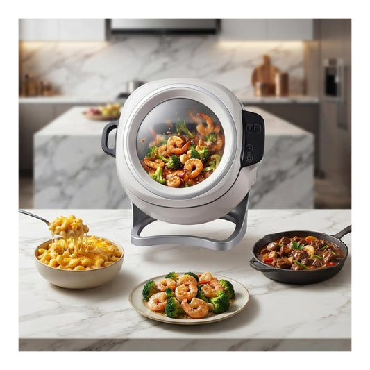 Robot da cucina con comandi touch funzionamento automatico oro