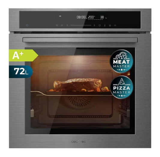 Forno incasso Bolero Hexa Edge+ con comandi touch con timer rosso