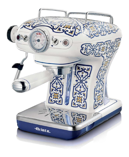 Macchina da caffe blu