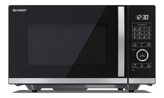 Digitale forno a microonde con comandi touch nero