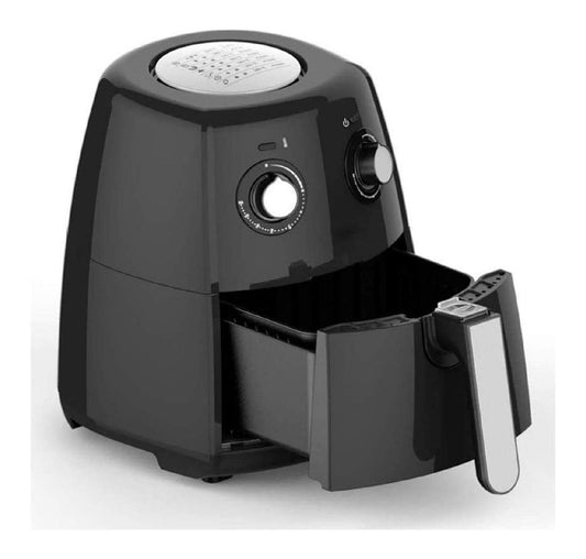 Friggitrice ad aria con timer funzionamento automatico nero Friggitrice aria calda timer
